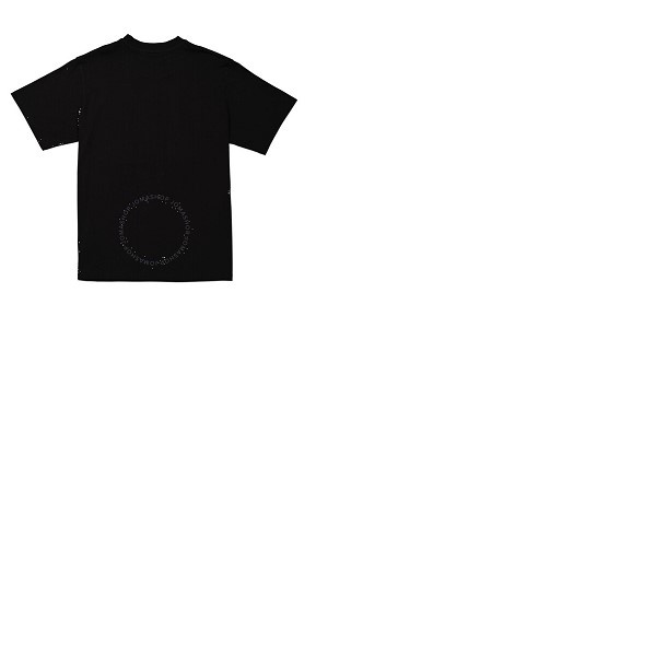 몽클레어 몽클레어 Moncler Ladies Black Love Logo Print Cotton T-Shirt H10938C00007-809CR-999