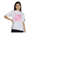몽클레어 Moncler Ladies White Cotton Logo Patch Short Sleeve T-shirt H10938C00028-829H8-001