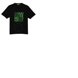 몽클레어 Moncler Black Cotton Logo Patch Short Sleeve T-shirt H10938C00028-829H8-999