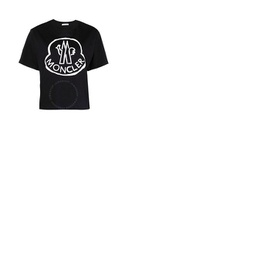 몽클레어 Moncler Ladies Black Logo-print T-shirt H10938C00009-829FB-999