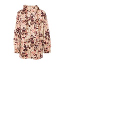 몽클레어 Moncler Ladies Light Pink Abstract-Print Treberon Jacket H10931B00005-595YS-540