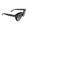 톰포드 Tom Ford Tori Grey Gradient Cat Eye Ladies Sunglasses FT0938 01B 53