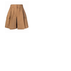 몽클레어 Moncler Ladies Light Brown Tailored Cargo Shorts H10932A00012-5962Q-260