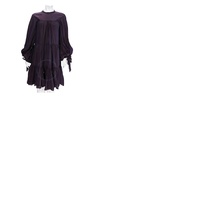 3.1 필립림 3.1 Phillip Lim Ladies Purple Short Gathered Dress F181-9364CRF MU500