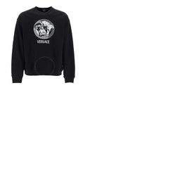베르사체 Versace Black Medusa Logo Cotton Jersey Sweatshirt 1006985-1A04970-1B000