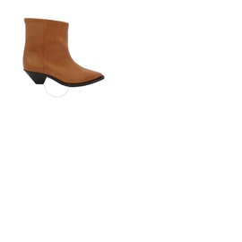 이자벨마랑 Isabel Marant Ladies Imori Brown Leather Ankle Boots PBO0862-P046S