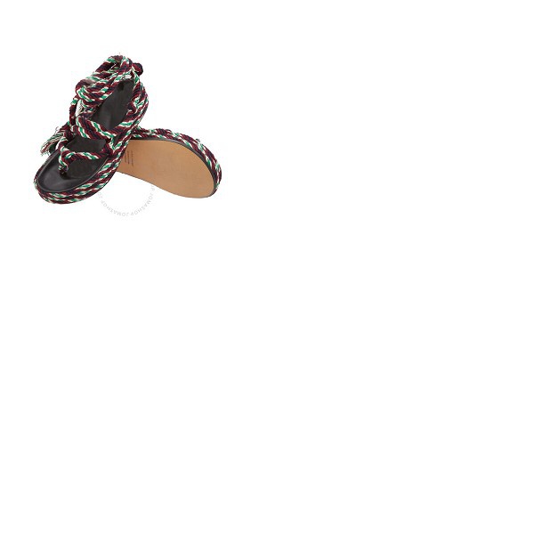 이자벨마랑 이자벨마랑 Isabel Marant Ladies Erol Stripe Rope Cotton Sandals PSD0727-P014S