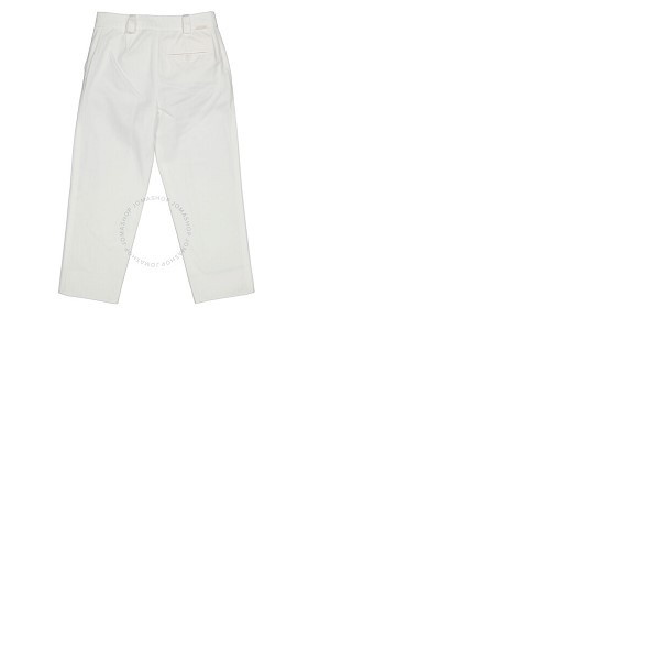 몽클레어 몽클레어 Moncler Ladies Natural Cotton Gabardine Cropped Trousers G10932A71700-V0064-034