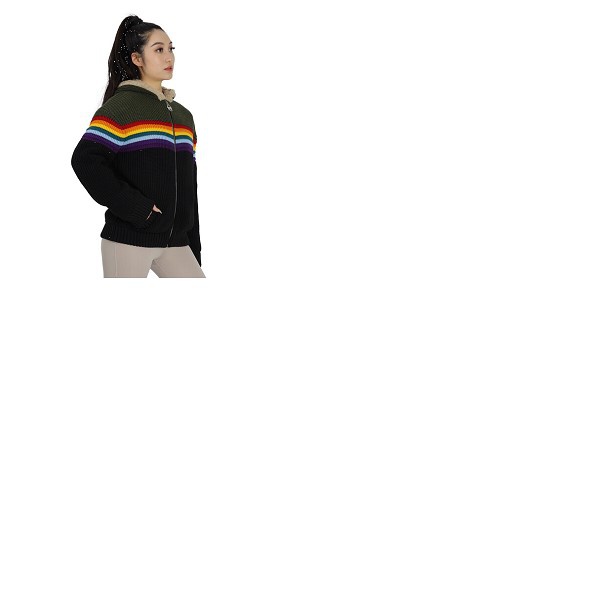  Gcds Ladies Sherpa Lined Rooded Rainbow Sweater M040040 2