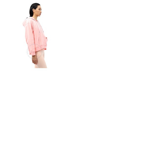  모스키노 Moschino Pink Cotton Logo Zip Hoodie A 1720 526 0242