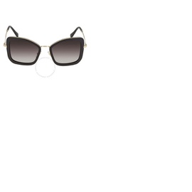 Miu Miu Grey Gradient Butterfly Ladies Sunglasses MU 55VS 1AB0A7 51