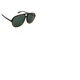 구찌 Gucci Green Pilot Ladies Sunglasses GG1077S 002 57