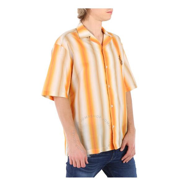  에곤랩 Egonlab Mens Sunny Stripes Cotton-Poplin Button Down Shirt SS22SH01