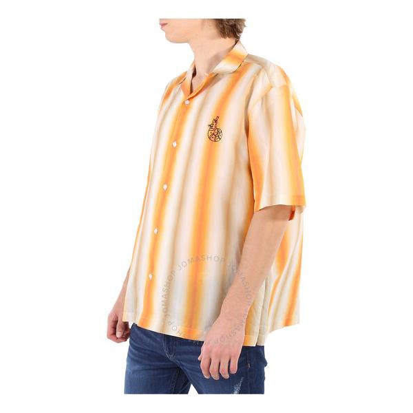  에곤랩 Egonlab Mens Sunny Stripes Cotton-Poplin Button Down Shirt SS22SH01
