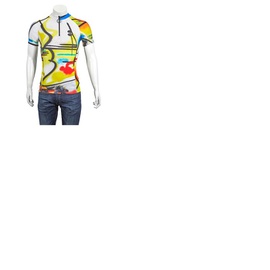 오프화이트 Off-White Multicolor Futura-print Zipped T-shirt OMVA007S20H680299988