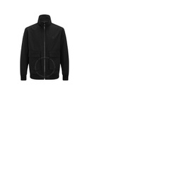 Calvin Klein Mens Black Stand Collar Cotton Bomber Jacket J321535-BEH