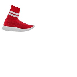 Joshua Sanders Ladies Red Sneakers Sock All Strass 10567 Red
