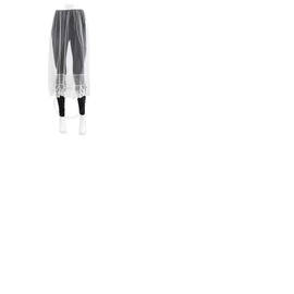 몽클레어 Moncler Ladies White/Black Layered Tulle Midi Skirt E209W2540800-549YZ