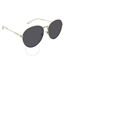 지방시 Givenchy Grey Oval Ladies Sunglasses GV7089S-J5G60IR-60