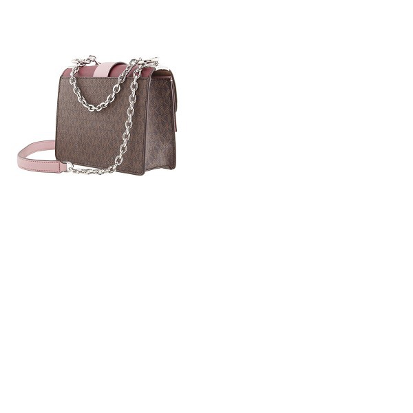 마이클 코어스 Michael Kors Ladies Greenwich Small Two-Tone Logo And Saffiano Leather Crossbody Bag 32H1SGRC0B-901