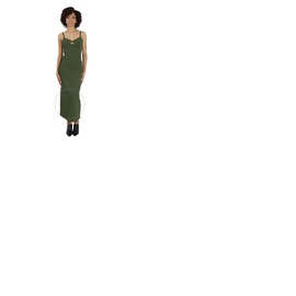 케이트 Khaite Ladies Seaweed Green Eden Knit Maxi Dress 8854400
