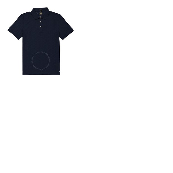 휴고보스 휴고 Hugo Boss Mens Dark Blue Mercerized Cotton Slim-Fit Polo Shirt 50473531-404