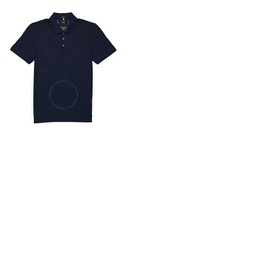 휴고 Hugo Boss Mens Dark Blue Slim Stretch Polo Shirt 50472169-404