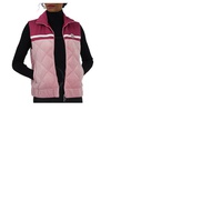 몽클레어 Moncler Ladies Open Pink Logo-patch Sleeveless Jacket H10938G00027-595KC-523