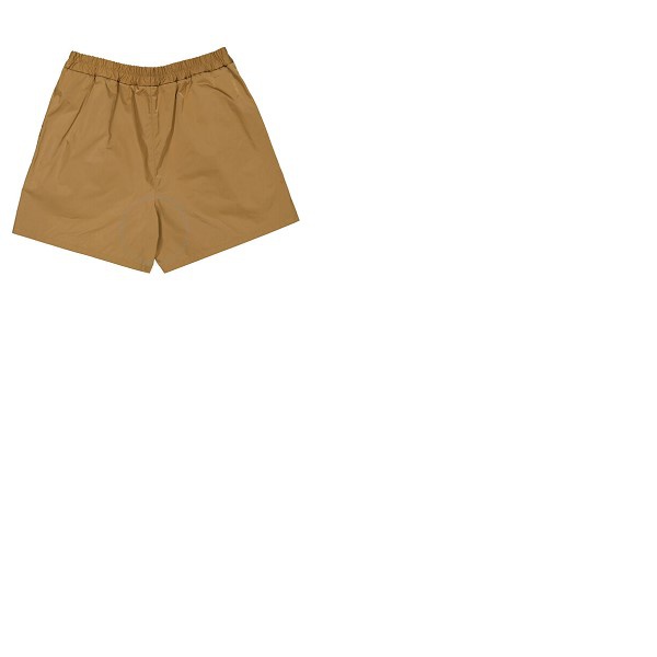 몽클레어 몽클레어 Moncler Ladies Tan Gabardine High-Waisted Drawstring Shorts H10932B00003-54A1K-224