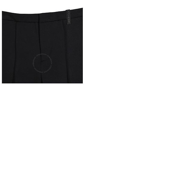 몽클레어 몽클레어 Moncler Ladies Black Straight Leg Canvas Trousers H10932A00009-595U3-999