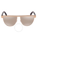 톰포드 Tom Ford Stephanie Brown Mirror Pilot Ladies Sunglasses FT0570 28G 60