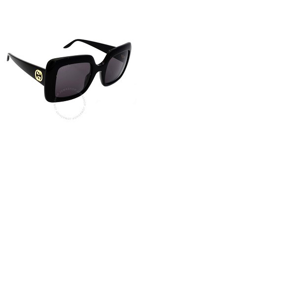 구찌 구찌 Gucci Grey Rectangular Ladies Sunglasses GG0896S 001 52