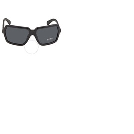 Miu Miu Dark Grey Irregular Ladies Sunglasses MU 06WS 1AB1A1 61