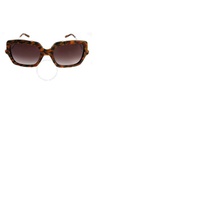 Cartier Brown Gradient Square Ladies Sunglasses CT0117SA 003 54