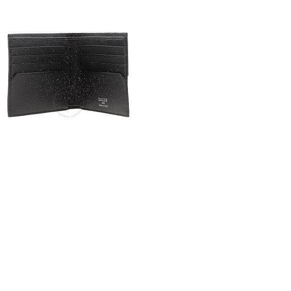  Bally Mens Brasai Leather Wallet In Black 603743