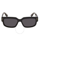 구찌 Gucci Grey Rectangular Mens Sunglasses GG1218S 001 56