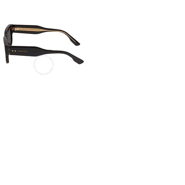구찌 구찌 Gucci Grey Rectangular Mens Sunglasses GG1218S 001 56