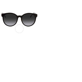 구찌 Gucci Grey Gradient Cat Eye Ladies Sunglasses GG0416SK 001 55