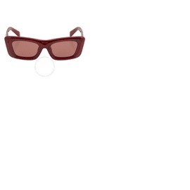 Prada Dark Violet Cat Eye Ladies Sunglasses PR 13ZSF 15D08S 52