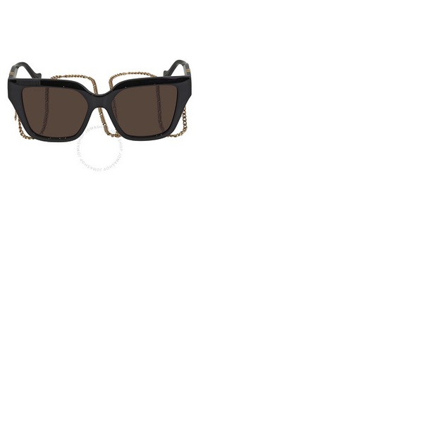 구찌 구찌 Gucci Brown Cat Eye Ladies Sunglasses GG1023S 005 54