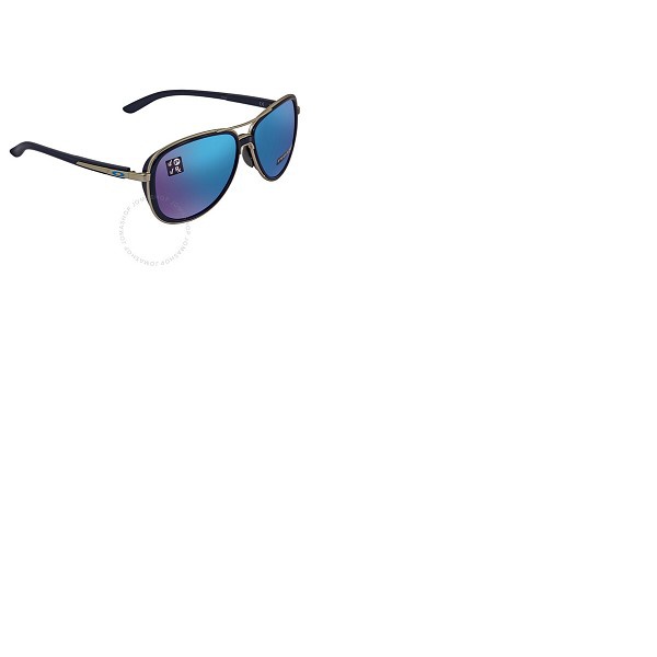 오클리 오클리 Oakley Split Time Polarized Prizm Sapphire Pilot Ladies Sunglasses OO4129 412907 58