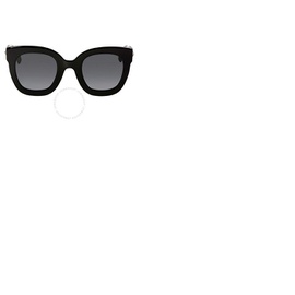 구찌 Gucci Grey Butterfly Ladies Sunglasses GG0208S 001 49