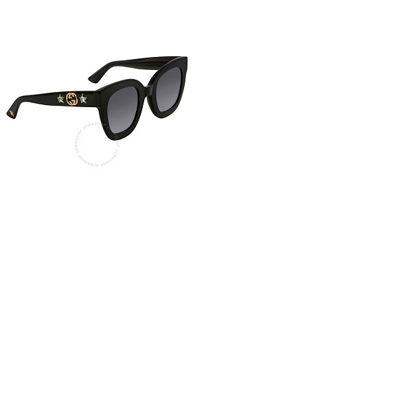 구찌 구찌 Gucci Grey Butterfly Ladies Sunglasses GG0208S 001 49