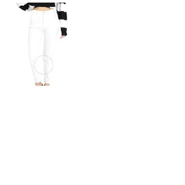 몽클레어 Moncler Ladies White Straight-Leg Trousers F10932A71460-V0052-033