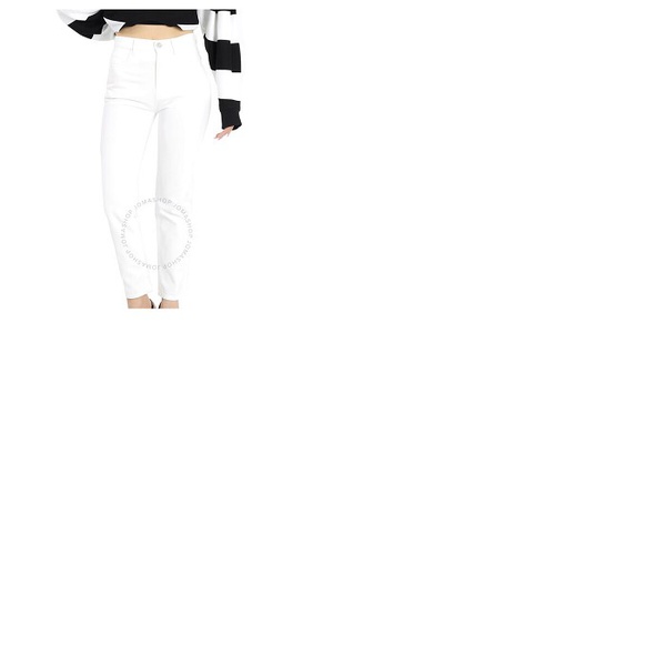 몽클레어 몽클레어 Moncler Ladies White Straight-Leg Trousers F10932A71460-V0052-033