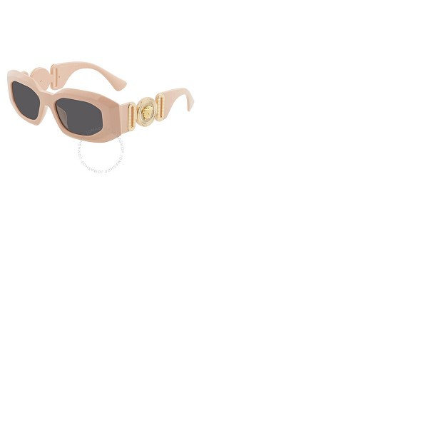 베르사체 베르사체 Versace Dark Gray Irregular Mens Sunglasses VE4425U 536387 54