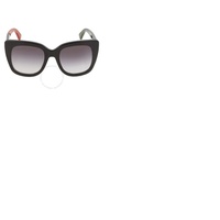 구찌 Gucci Gray Gradient Cat Eye Ladies Sunglasses GG0163SN 003 51