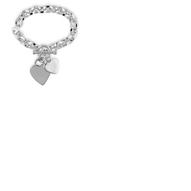 A모우 MOUR Heart Charms Charm Bracelet In Sterling Silver JMS002927
