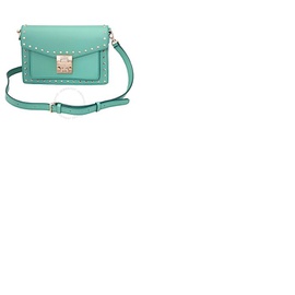 Mcm Ladies Patricia Mint Crossbody in Studded Park Avenue Leather MWR9APA12G7001