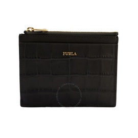 Furla Ladies Babylon S Croco-embossed Leather Zip Card Case PCD5 1034049
